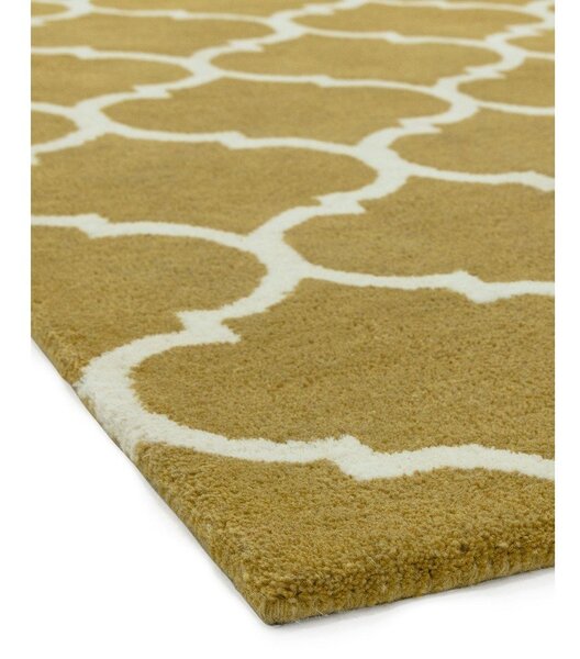 Covor galben ocru handmade din lână 120x170 cm Albany – Asiatic Carpets