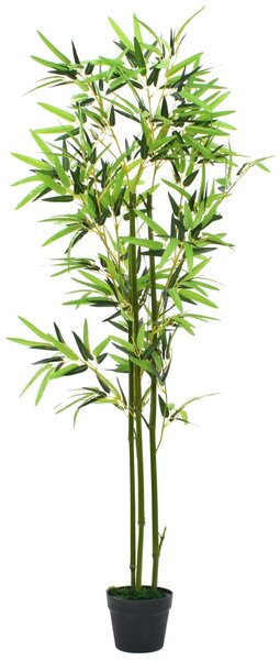 Plantă bambus artificial cu ghiveci 150 cm Verde