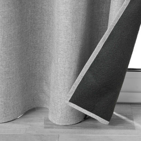 Draperie gri deschis antifonică 140x260 cm Jupiter – douceur d'intérieur