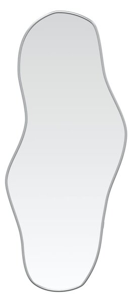 Oglindă de perete, argintiu, 60x25 cm