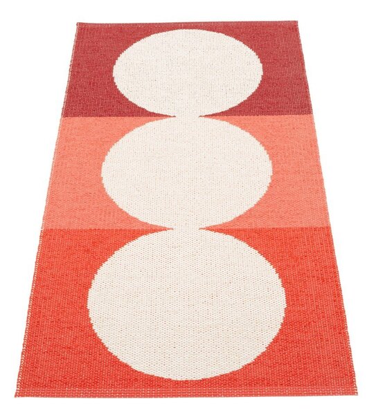 Covor pentru exterior și interior roșu/crem 70x140 cm Otto Berry – Pappelina