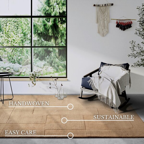 Covor bej țesut manual din lână 190x280 cm Charlotte – Villeroy&Boch