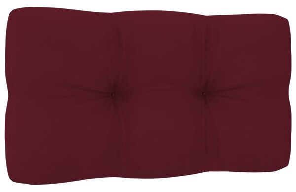 Pernă canapea din paleți, roșu vin, 70 x 40 x 12 cm