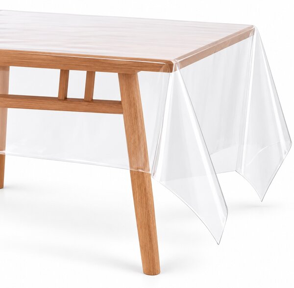 Fata de masa transparenta Pufo Simple, 140 x 250 cm, protectie eleganta si practica pentru masa