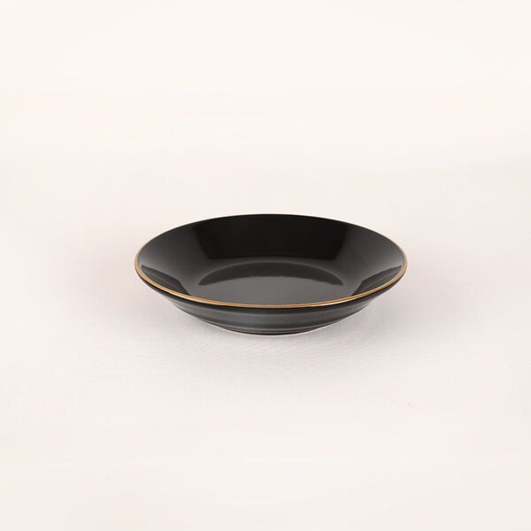 Set cina 275KRM1663, 44 piese, negru, ceramica