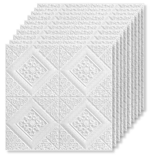 5 x Tapet 3D "Tavan" 70 X 70 Cm "Romb", 10 Buc (12.90 lei buc - 6.5% discount) 4.9mp