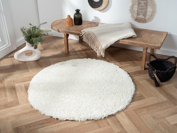 Covor rotund My Shaggy crem 100 cm