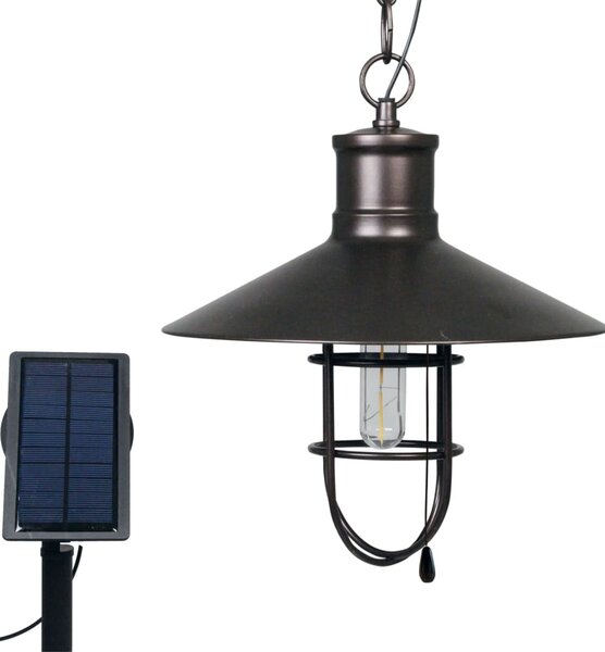 Luxform Lampă de grădină solară cu LED Caledon, bronz închis, 34112 34112