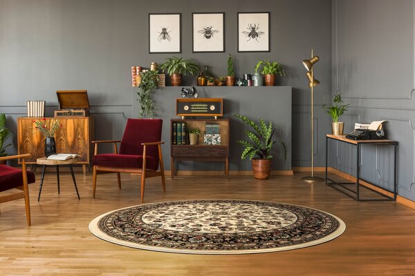 Covor Royal Adr cerc model 1745 caramel
