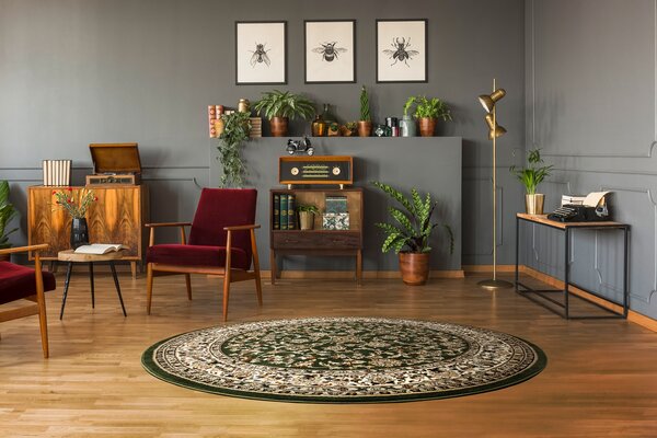 Covor Royal Adr cerc model 1745 verde