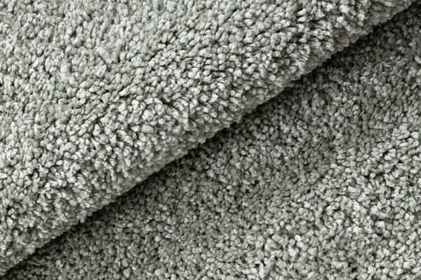 Covor Berber 9000 cerc verde Franjuri shaggy