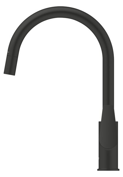 Grohe Start Edge baterie bucătărie pe picior negru 305502430