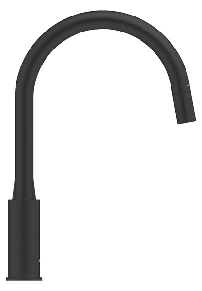 Grohe Start Edge baterie bucătărie pe picior negru 305502430