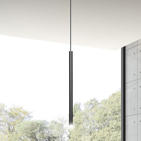 Emibig Selter lampă suspendată 1x8 W negru 552/1