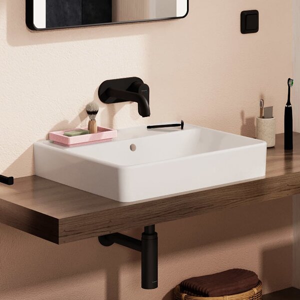 Hansgrohe Xanuia Q lavoar 55x48 cm dreptunghiular clasică-de blat alb luciu 60239450