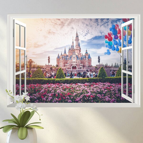 Autocolant de perete "Disney Land" 70x50 cm