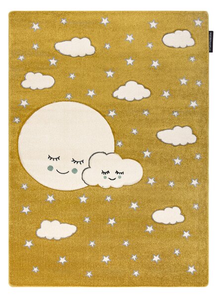 Covor PETIT MOON stele, nori aur