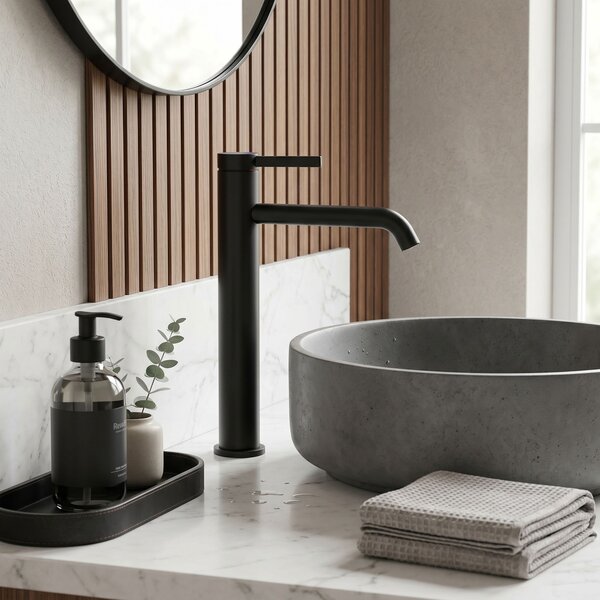Baterie pentru baie Rea Rivo Black High