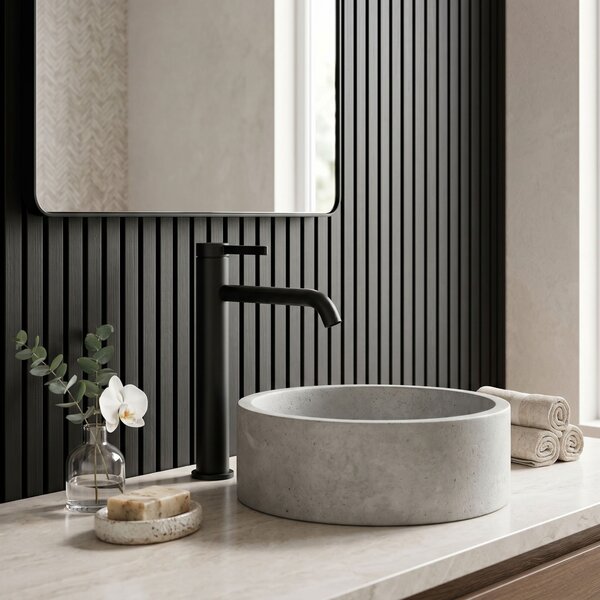 Baterie pentru baie Rea Rivo Black High