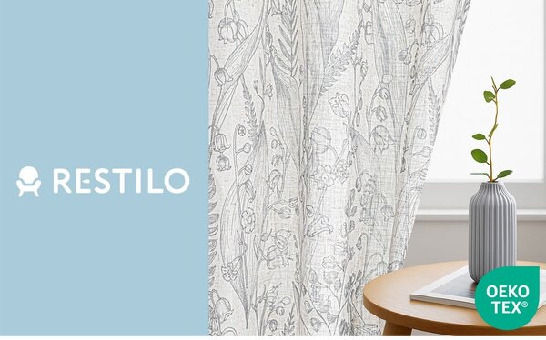 Draperie gri deschis 135x250 cm Selvetia – Restilo