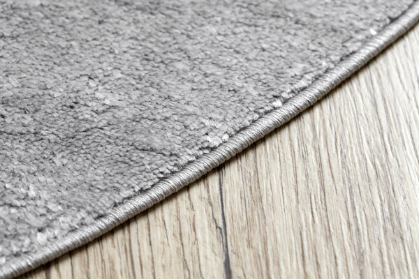 Covor MEFE modern Cerc 6182 Beton - structural două niveluri de lână gri