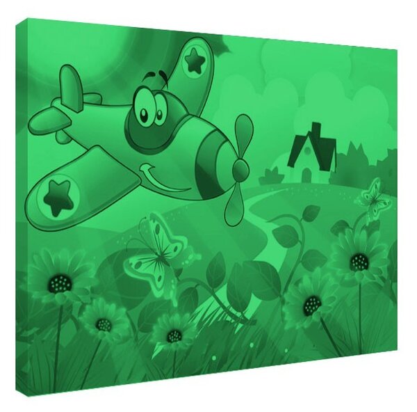 Tablou fosforescent Avionul vesel