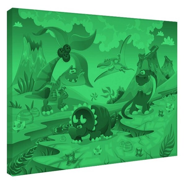Tablou fosforescent Dinozauri