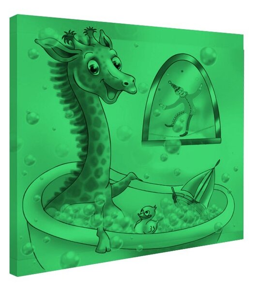 Tablou fosforescent Girafa