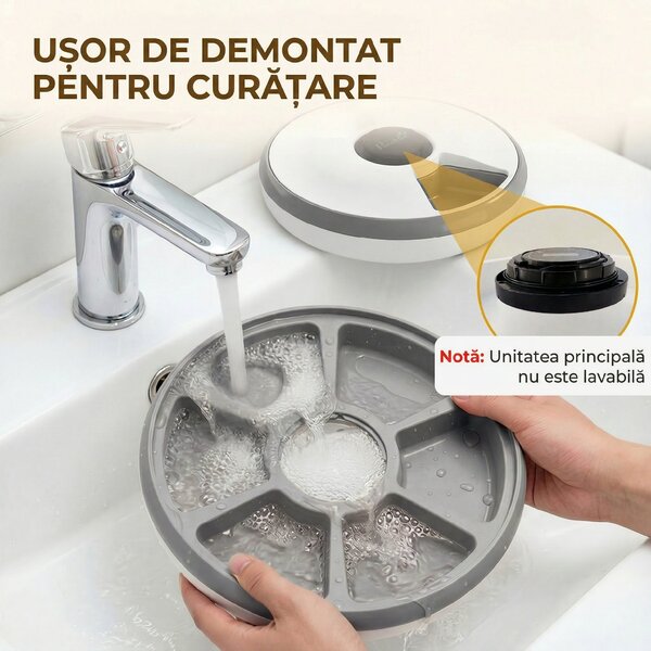 PawHut distribuitor automat cu timer | Aosom Romania