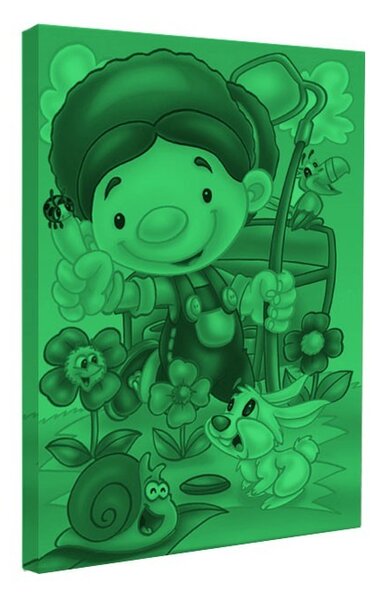 Tablou fosforescent Micul gradinar