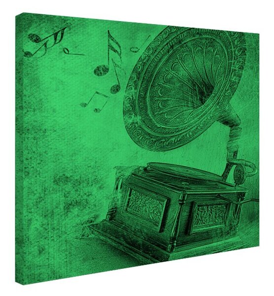 Tablou fosforescent Gramofon