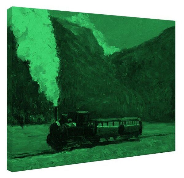 Tablou fosforescent Tren