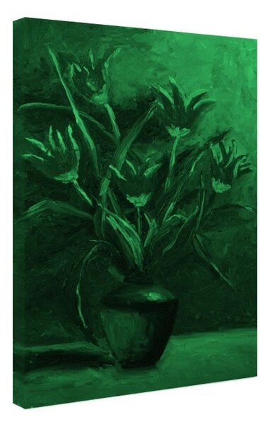 Tablou fosforescent Crini rosii
