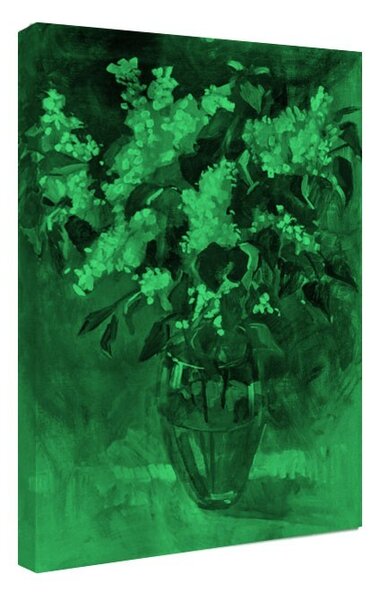 Tablou fosforescent Liliac alb