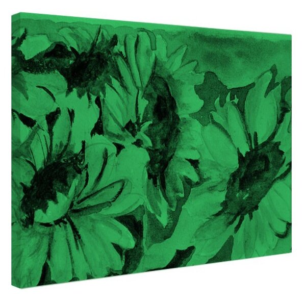 Tablou fosforescent﻿ Pictura cu floarea soarelui