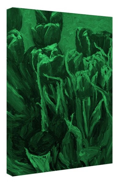 Tablou fosforescent Lalele multicolore