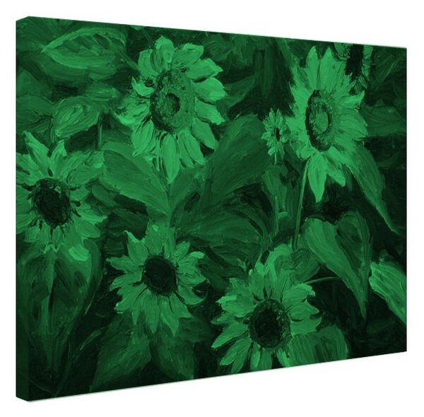Tablou fosforescent﻿ Florile soarelui