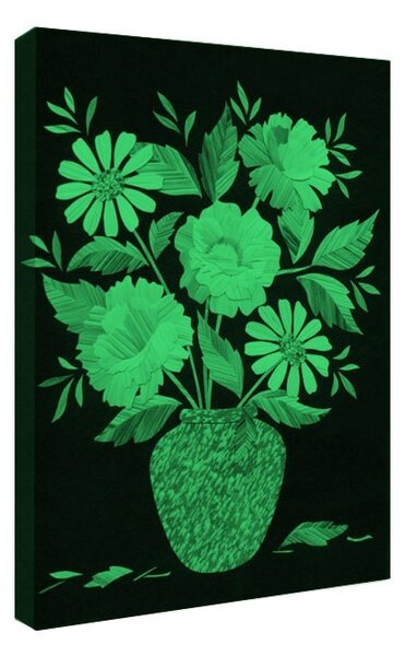 Tablou fosforescent Buchet de trandafiri