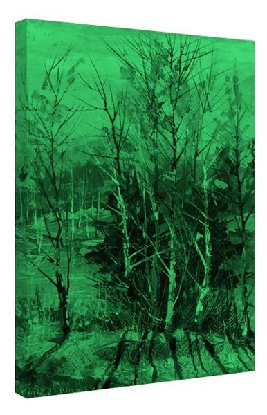 Tablou fosforescent Inca verde