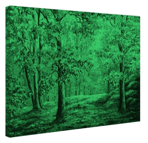Tablou fosforescent Padure de toamna