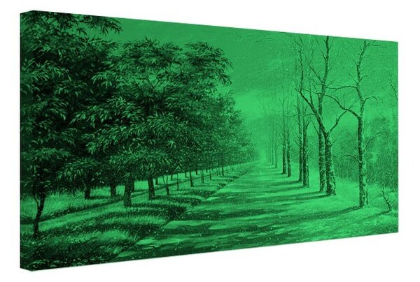 Tablou fosforescent Iarna si vara