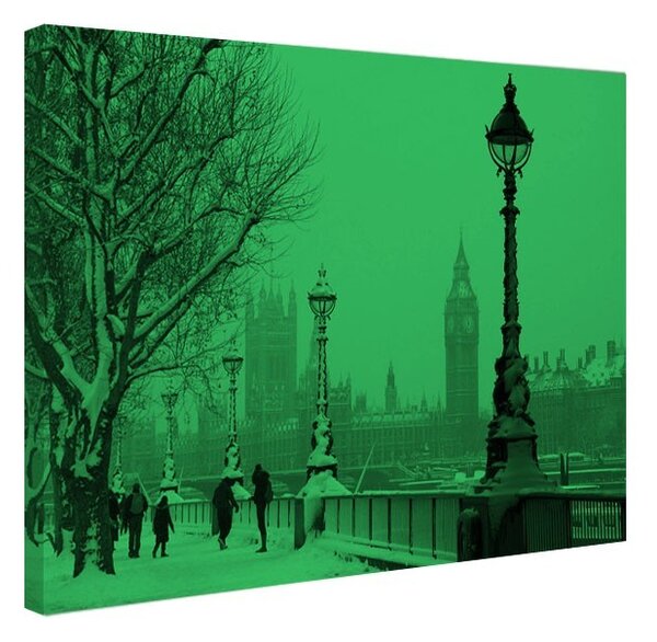Tablou fosforescent Londra sub zapada