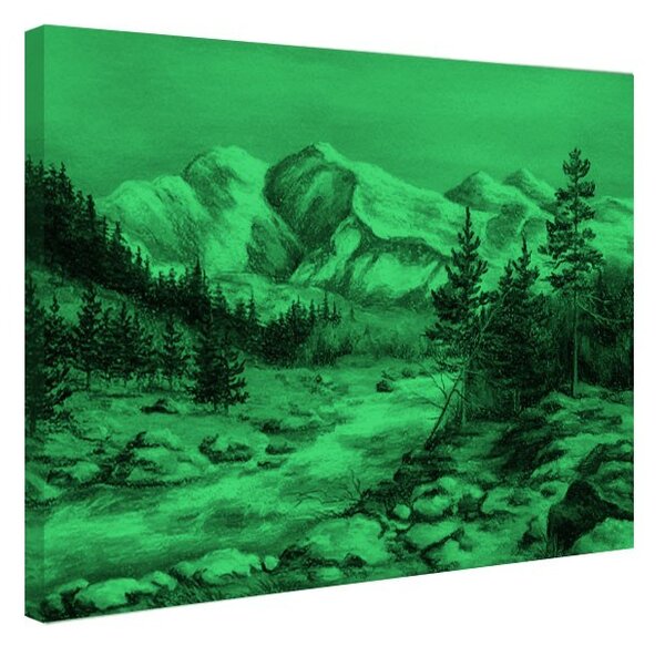 Tablou fosforescent Muntii Altai