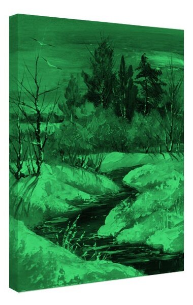 Tablou fosforescent Raul padurii