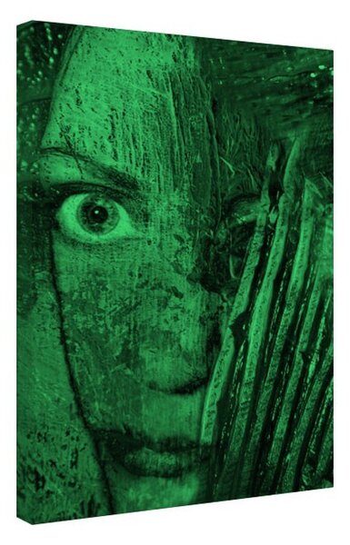 Tablou fosforescent Fata abstracta