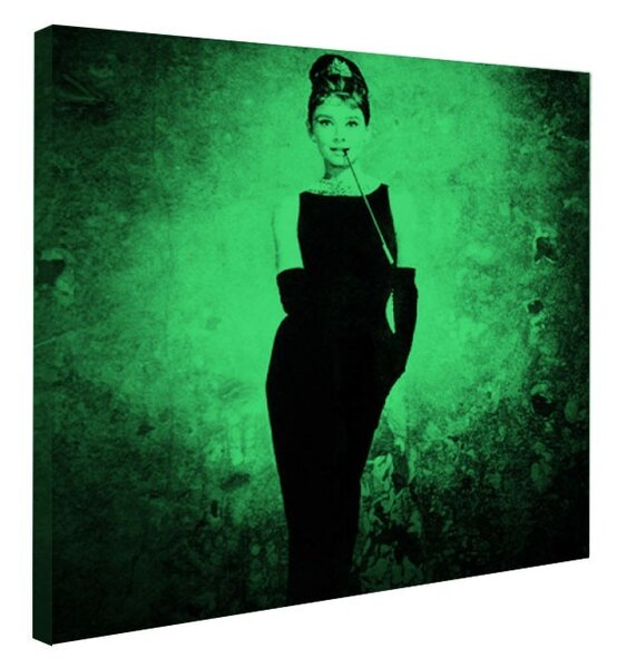 Tablou fosforescent Actrita Audrey Hepburn