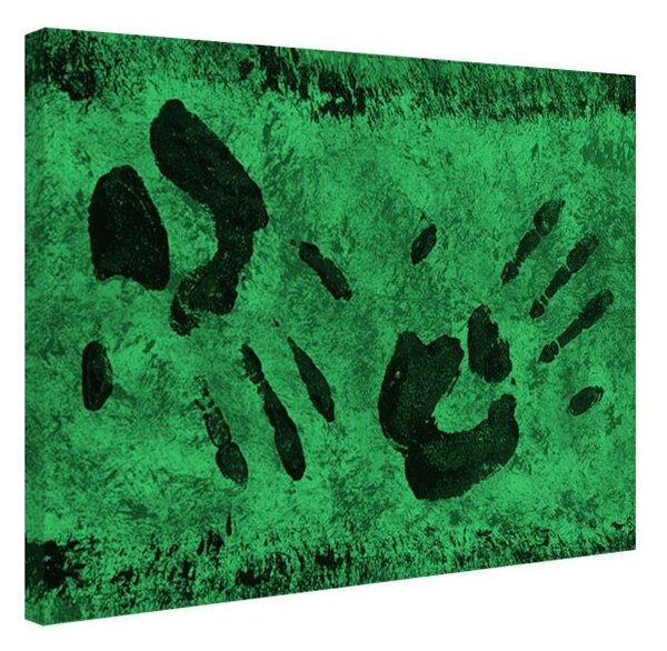 Tablou fosforescent Amprenta mainilor