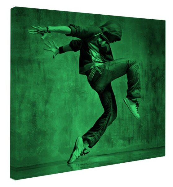 Tablou fosforescent Dansator Breakdance