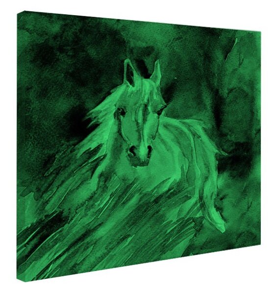 Tablou fosforescent Cal alb