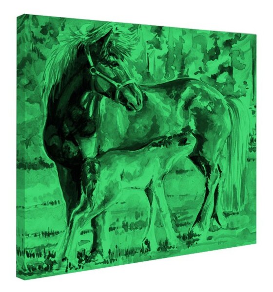 Tablou fosforescent Cai
